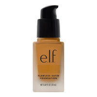 e.l.f. Flawless Satin Foundation, Lightweight & Medium Coverage, Semi - Matte Finish, Vegan & Cruelty - Free, Pearl, 0.68 Fl Oz (20mL) - 7DAY'S