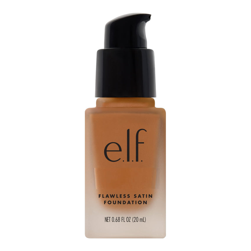 e.l.f. Flawless Satin Foundation, Lightweight & Medium Coverage, Semi - Matte Finish, Vegan & Cruelty - Free, Pearl, 0.68 Fl Oz (20mL) - 7DAY'S