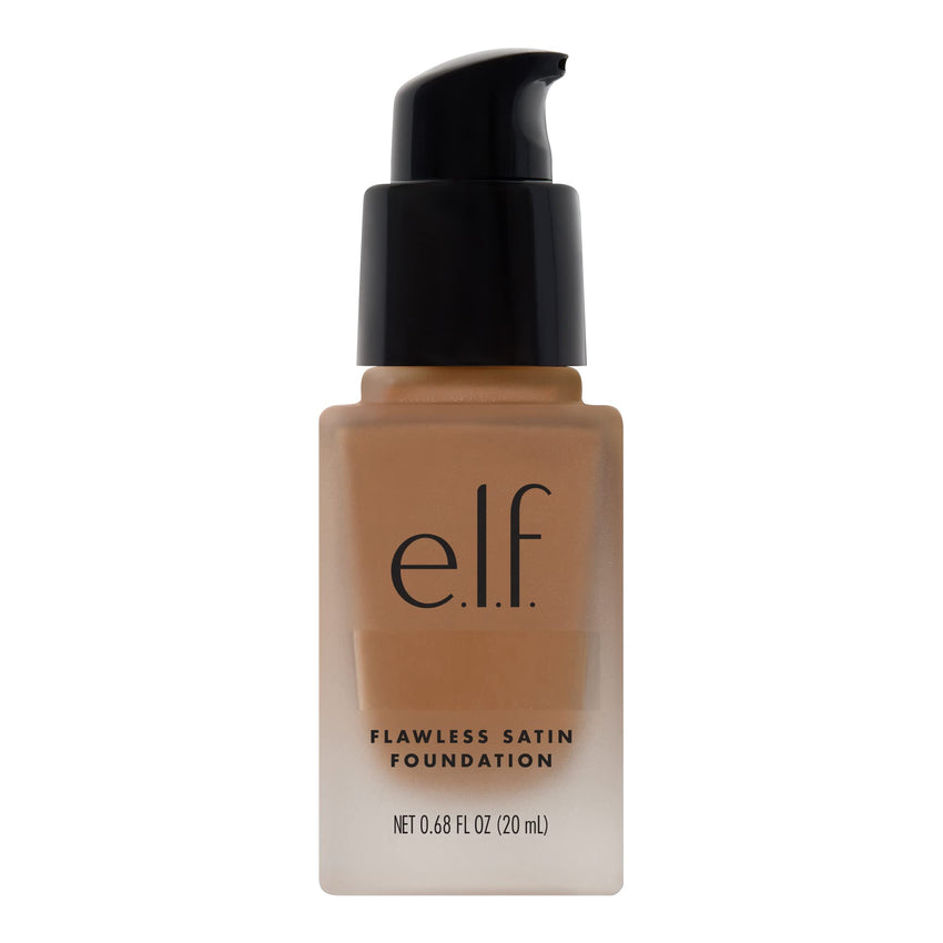 e.l.f. Flawless Satin Foundation, Lightweight & Medium Coverage, Semi - Matte Finish, Vegan & Cruelty - Free, Pearl, 0.68 Fl Oz (20mL) - 7DAY'S