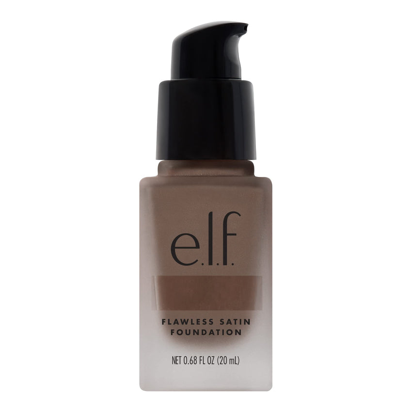 e.l.f. Flawless Satin Foundation, Lightweight & Medium Coverage, Semi - Matte Finish, Vegan & Cruelty - Free, Pearl, 0.68 Fl Oz (20mL) - 7DAY'S