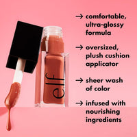 e.l.f. Glow Reviver Lip Oil, Nourishing Tinted Lip Oil For A High - shine Finish, Infused With Jojoba Oil, Vegan & Cruelty - free, Jam Session - 7DAY'S