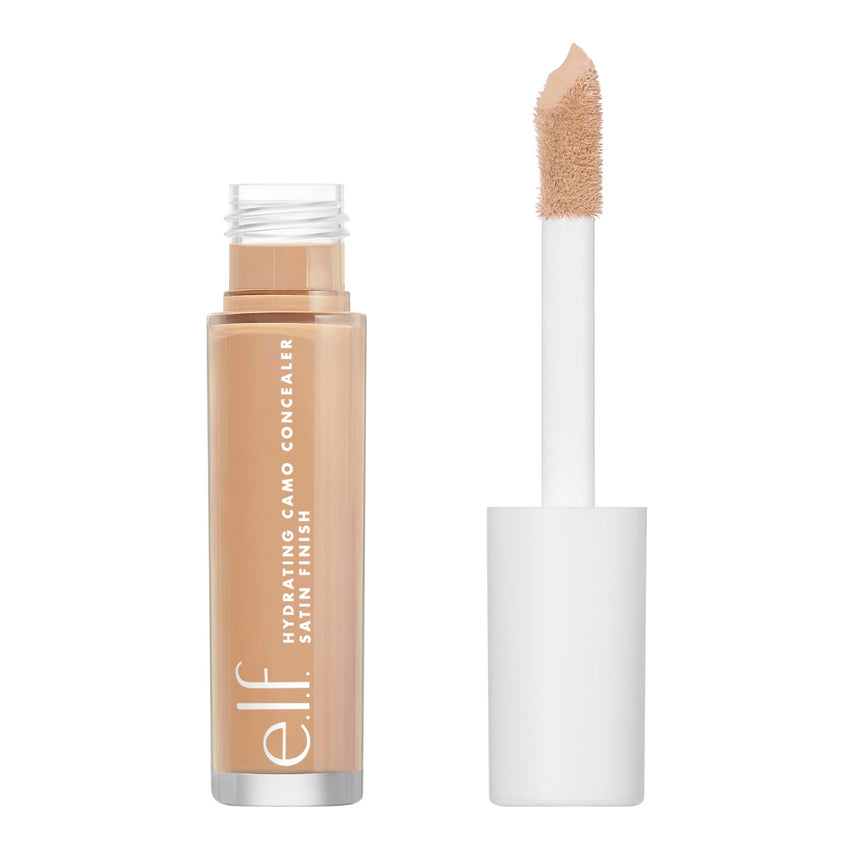 e.l.f. Hydrating Camo Concealer, Covers Blemishes & Under - Eye Circles, Full - Coverage & Delivers A Satin Finish, Vegan & Cruelty - Free, Light Sand - 7DAY'S
