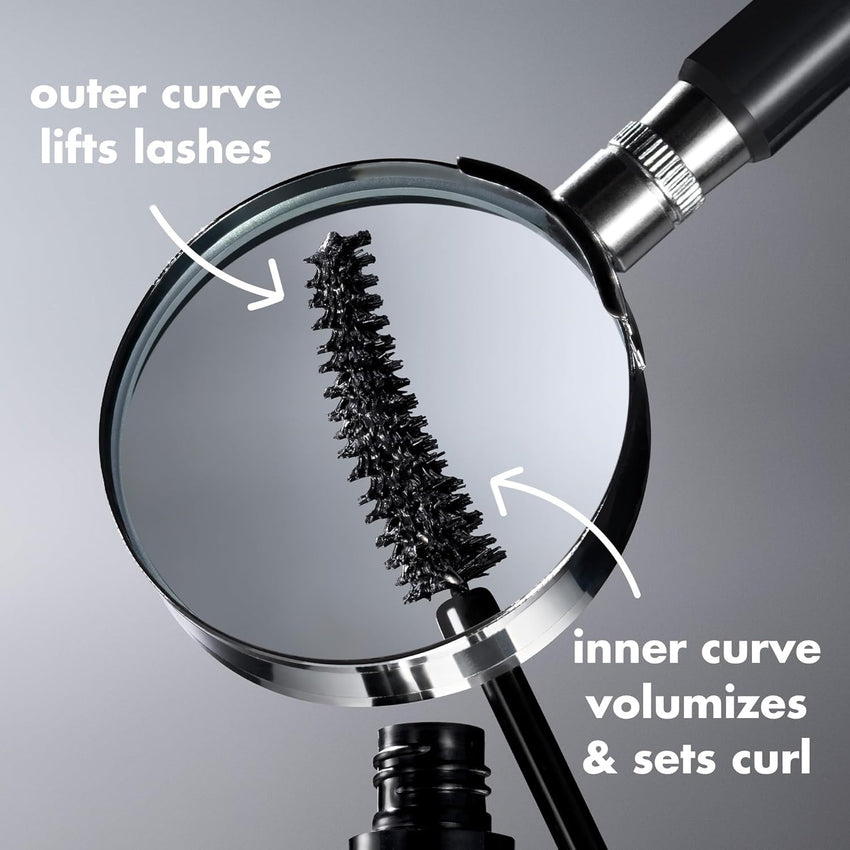 e.l.f. Incredi - Curl Mascara, Volumizing Mascara For A Bold, Lasting, Lifted Curl, Smudge - Resistant Formula, Vegan & Cruelty - Free, Pitch Black - 7DAY'S