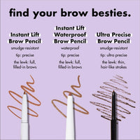 e.l.f. Instant Lift Brow Pencil, Dual - Sided, Precise, Fine Tip, Shapes, Defines, Fills Brows, Contours, Combs, Tames, Blonde, 0.006 Oz - 7DAY'S