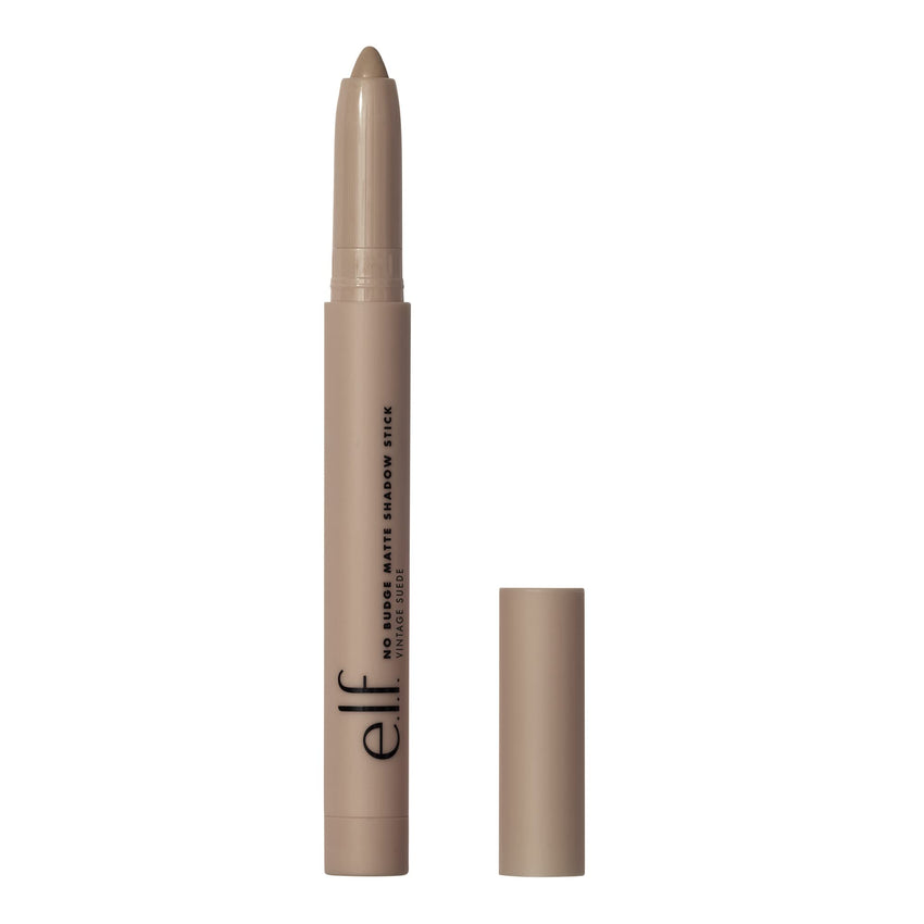 e.l.f. No Budge Matte Shadow Stick, One - Swipe Cream Eyeshadow Stick, Long - Wear & Crease Resistant, Matte Finish, Trift Shop - 7DAY'S