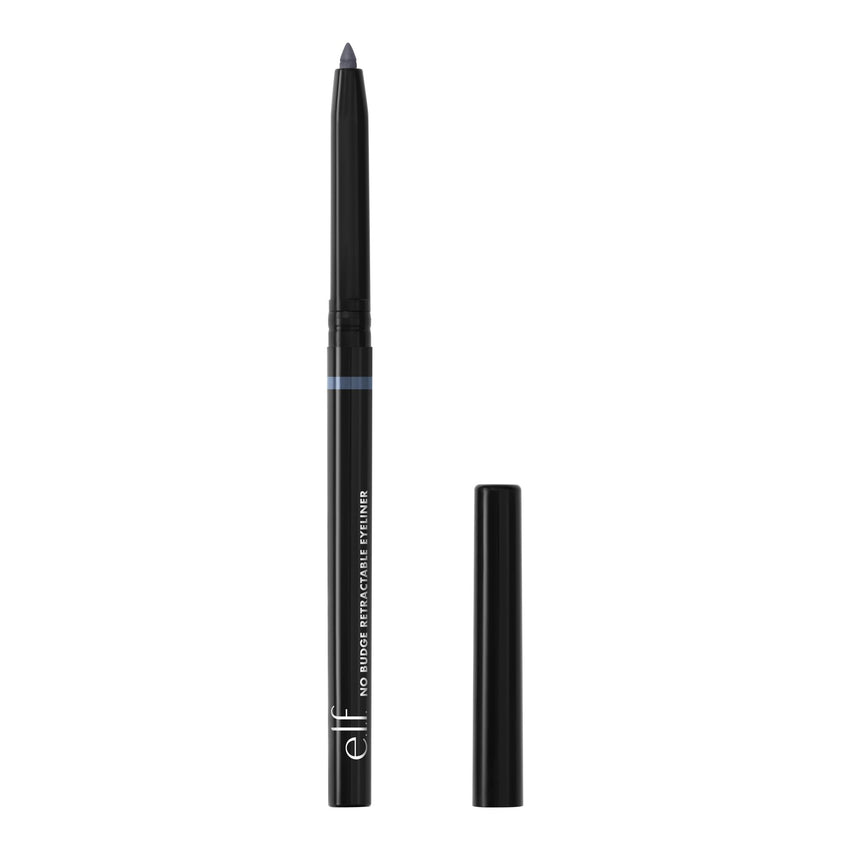 e.l.f. No Budge Retractable Eyeliner, Creamy, Ultra - Pigmented & Waterproof, Creates Bold & Defined Lines, Vegan & Cruelty - Free, Black - 7DAY'S