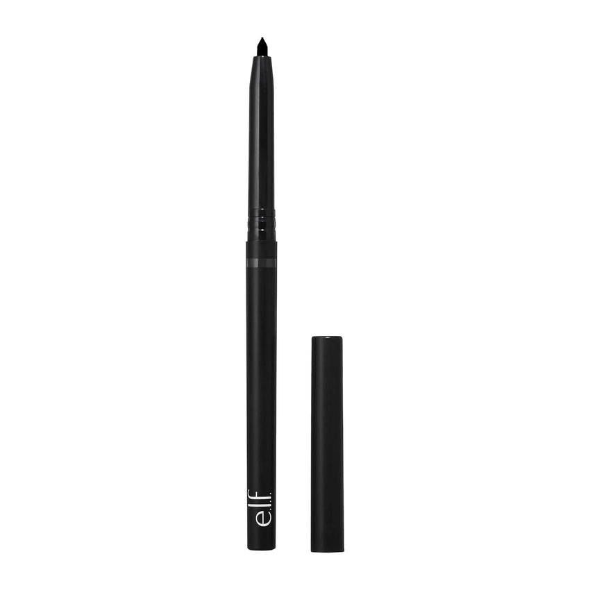 e.l.f. No Budge Retractable Eyeliner, Creamy, Ultra - Pigmented & Waterproof, Creates Bold & Defined Lines, Vegan & Cruelty - Free, Black - 7DAY'S