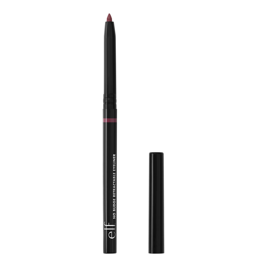 e.l.f. No Budge Retractable Eyeliner, Creamy, Ultra - Pigmented & Waterproof, Creates Bold & Defined Lines, Vegan & Cruelty - Free, Black - 7DAY'S