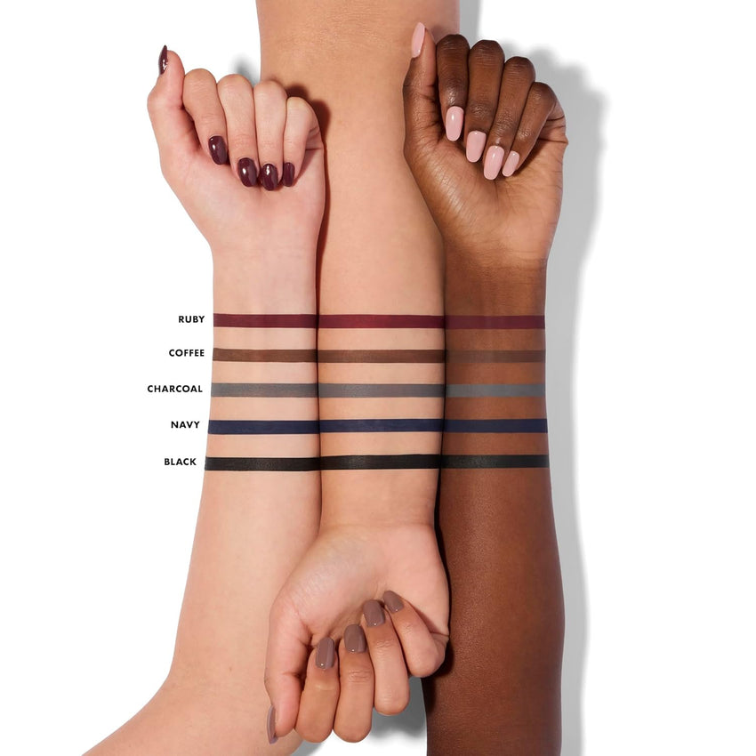 e.l.f. No Budge Retractable Eyeliner, Creamy, Ultra - Pigmented & Waterproof, Creates Bold & Defined Lines, Vegan & Cruelty - Free, Black - 7DAY'S