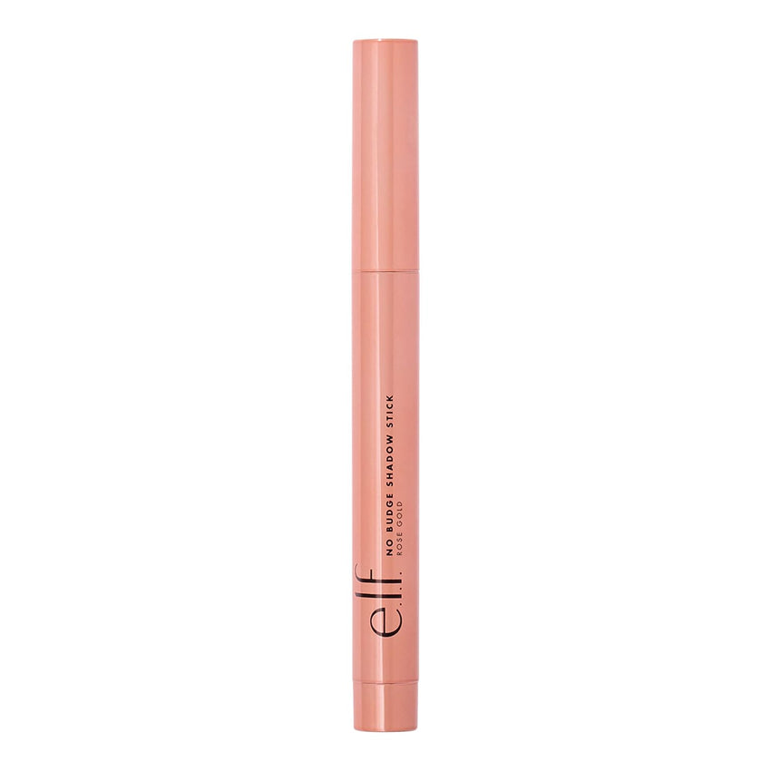 e.l.f. No Budge Shadow Stick, Long - Lasting Cream Eyeshadow Stick For High - Pigment, Metallic Color, Vegan & Cruelty - Free, Rose Gold - 7DAY'S