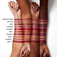 e.l.f. O Face Satin Lipstick, Richly Pigmented, Nourishing & Long - Lasting Creamy Lipstick, Infused With Jojoba, Vegan & Cruelty - Free, Dirty Talk - 7DAY'S