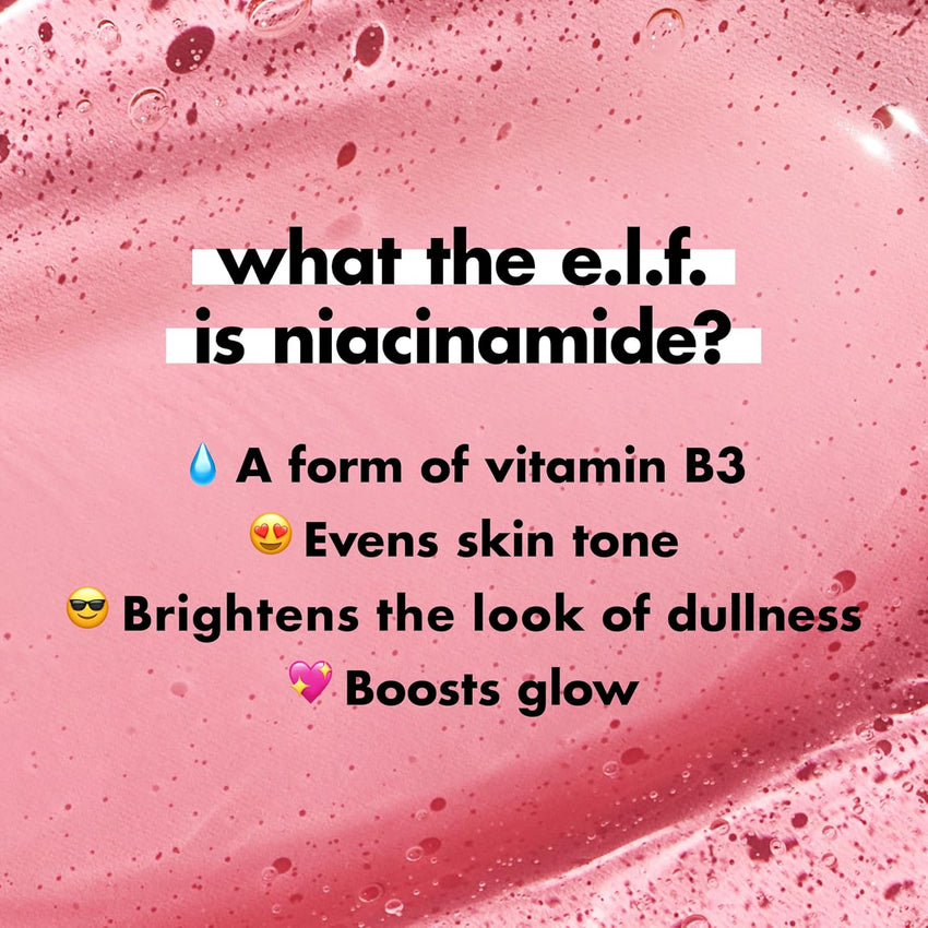 e.l.f. Power Grip Primer + 4% Niacinamide, Gel - Based & Hydrating Face Primer, Evens Skin & Brightens, Grips Makeup, Vegan & Cruelty - Free, 0.8 Fl Oz - 7DAY'S