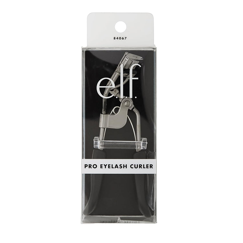e.l.f. Pro Eyelash Curler, Strong, Contoured, Eye - Opening, Voluminous Lashes, Includes Additional Rubber Replacement Pad, Silver - 7DAY'S