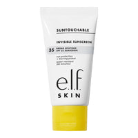 e.l.f. SKIN Suntouchable Invisible SPF 35, Lightweight, Gel - based Sunscreen For A Smooth Complexion, Doubles As A Makeup Primer, Vegan & Cruelty - Free, Packaging May Vary - 7DAY'S
