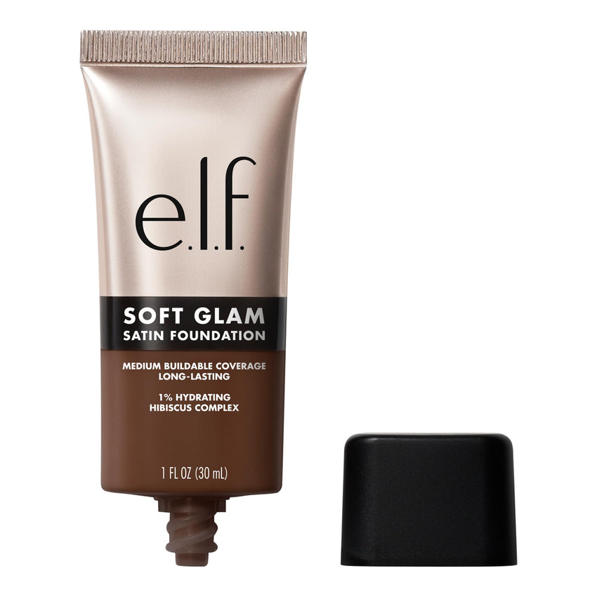 e.l.f. Soft Glam Foundation, Medium Coverage, Long - Lasting & Buildable Foundation For A Smooth, Satin Finish, Vegan & Cruelty - Free, 20 Light Cool - 7DAY'S