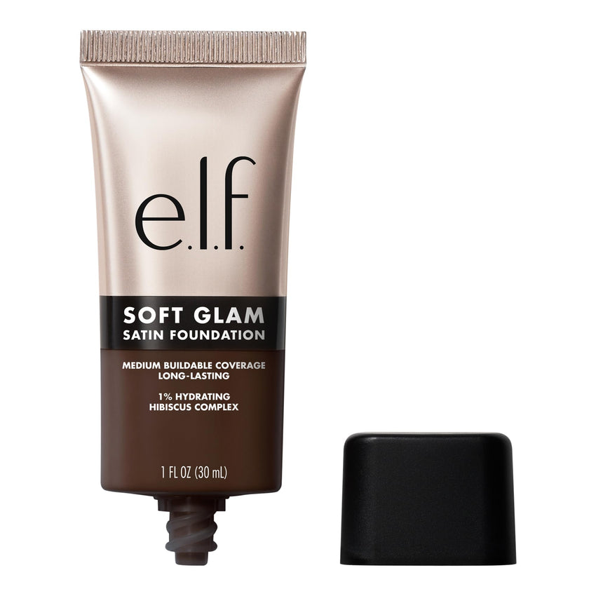 e.l.f. Soft Glam Foundation, Medium Coverage, Long - Lasting & Buildable Foundation For A Smooth, Satin Finish, Vegan & Cruelty - Free, 20 Light Cool - 7DAY'S
