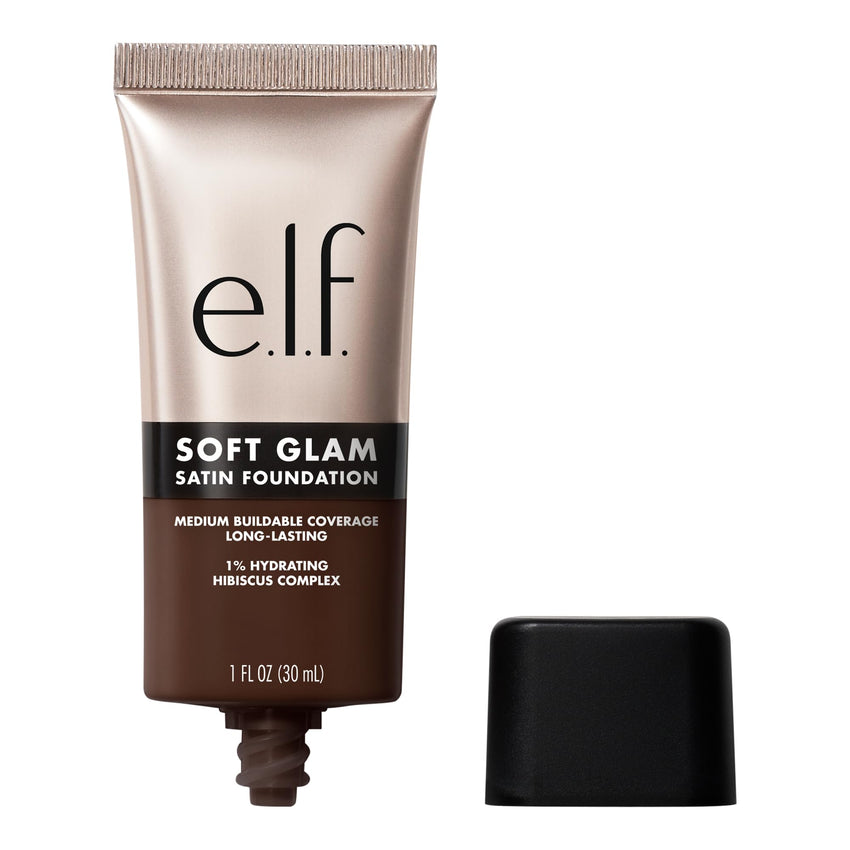 e.l.f. Soft Glam Foundation, Medium Coverage, Long - Lasting & Buildable Foundation For A Smooth, Satin Finish, Vegan & Cruelty - Free, 20 Light Cool - 7DAY'S