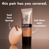e.l.f. Soft Glam Foundation, Medium Coverage, Long - Lasting & Buildable Foundation For A Smooth, Satin Finish, Vegan & Cruelty - Free, 20 Light Cool - 7DAY'S