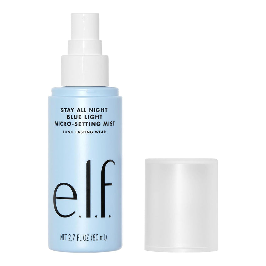 e.l.f. Stay All Day Blue Light Micro - Setting Mist Spray & Skin Refresher For A Matte Finish, Reduces Transmission, 2.7 Fl Oz - 7DAY'S