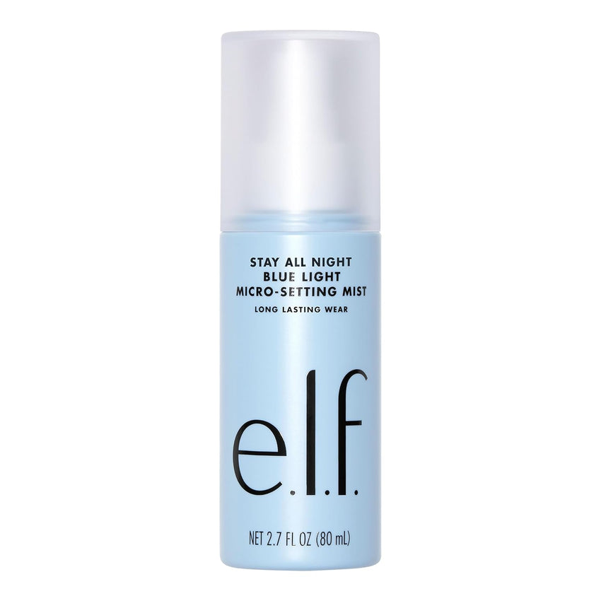e.l.f. Stay All Day Blue Light Micro - Setting Mist Spray & Skin Refresher For A Matte Finish, Reduces Transmission, 2.7 Fl Oz - 7DAY'S