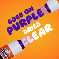 Elmer's Disappearing Purple School Glue Sticks Washable 6 Grams 12 Count - 7DAY'S