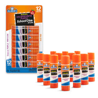 Elmer's Disappearing Purple School Glue Sticks Washable 6 Grams 12 Count - 7DAY'S