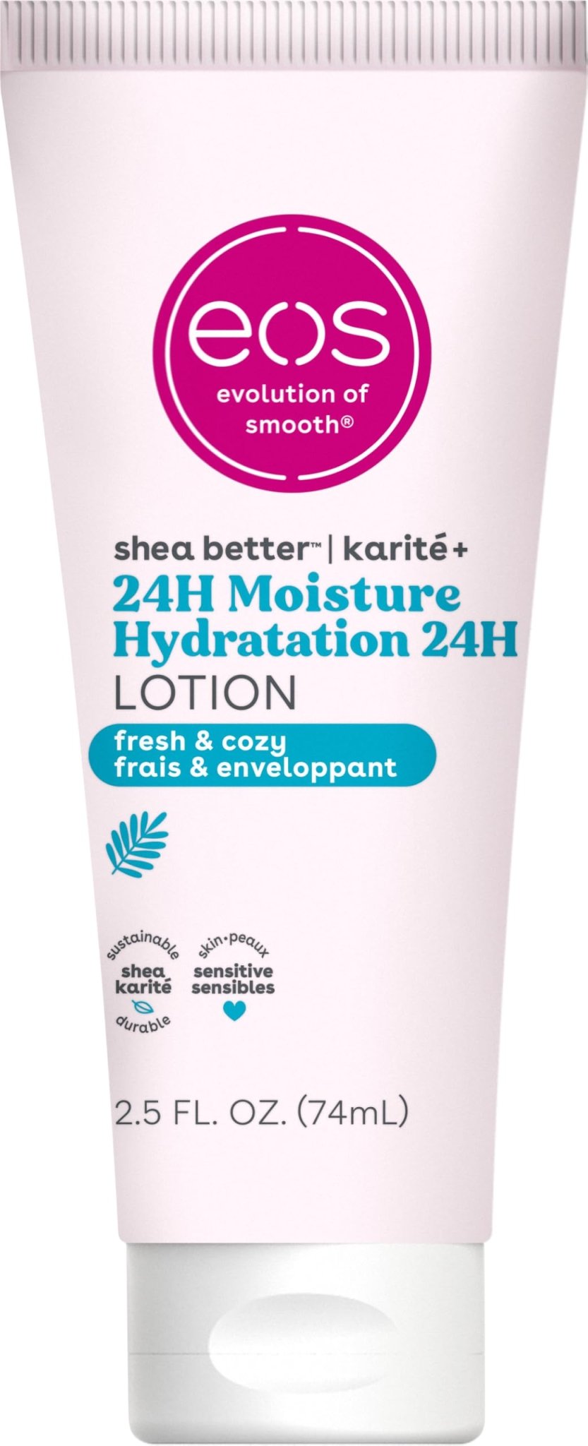 eos Shea Better Body Lotion Vanilla Cashmere, 24 - Hour Moisture Skin Care, Lightweight & Non - Greasy, Natural Shea, Vegan, Vanilla Body Lotion, 16 fl oz - 7DAY'S