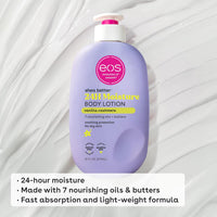 eos Shea Better Body Lotion Vanilla Cashmere, 24 - Hour Moisture Skin Care, Lightweight & Non - Greasy, Natural Shea, Vegan, Vanilla Body Lotion, 16 fl oz - 7DAY'S