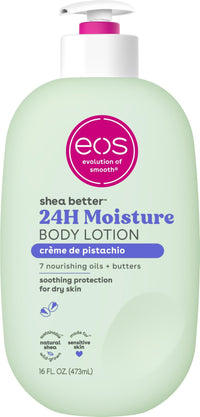 eos Shea Better Body Lotion Vanilla Cashmere, 24 - Hour Moisture Skin Care, Lightweight & Non - Greasy, Natural Shea, Vegan, Vanilla Body Lotion, 16 fl oz - 7DAY'S