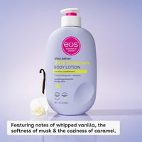 eos Shea Better Body Lotion Vanilla Cashmere, 24 - Hour Moisture Skin Care, Lightweight & Non - Greasy, Natural Shea, Vegan, Vanilla Body Lotion, 16 fl oz - 7DAY'S