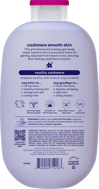 eos Shea Better Cashmere Body Wash, Vanilla Cashmere, Moisturizing, pH Balanced Body Wash, Creamy Gel Formula, Paraben & Phthalate Free, Sensitive Skin, 16 fl oz - 7DAY'S