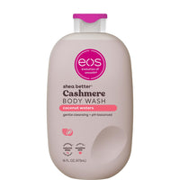 eos Shea Better Cashmere Body Wash, Vanilla Cashmere, Moisturizing, pH Balanced Body Wash, Creamy Gel Formula, Paraben & Phthalate Free, Sensitive Skin, 16 fl oz - 7DAY'S