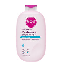 eos Shea Better Cashmere Body Wash, Vanilla Cashmere, Moisturizing, pH Balanced Body Wash, Creamy Gel Formula, Paraben & Phthalate Free, Sensitive Skin, 16 fl oz - 7DAY'S