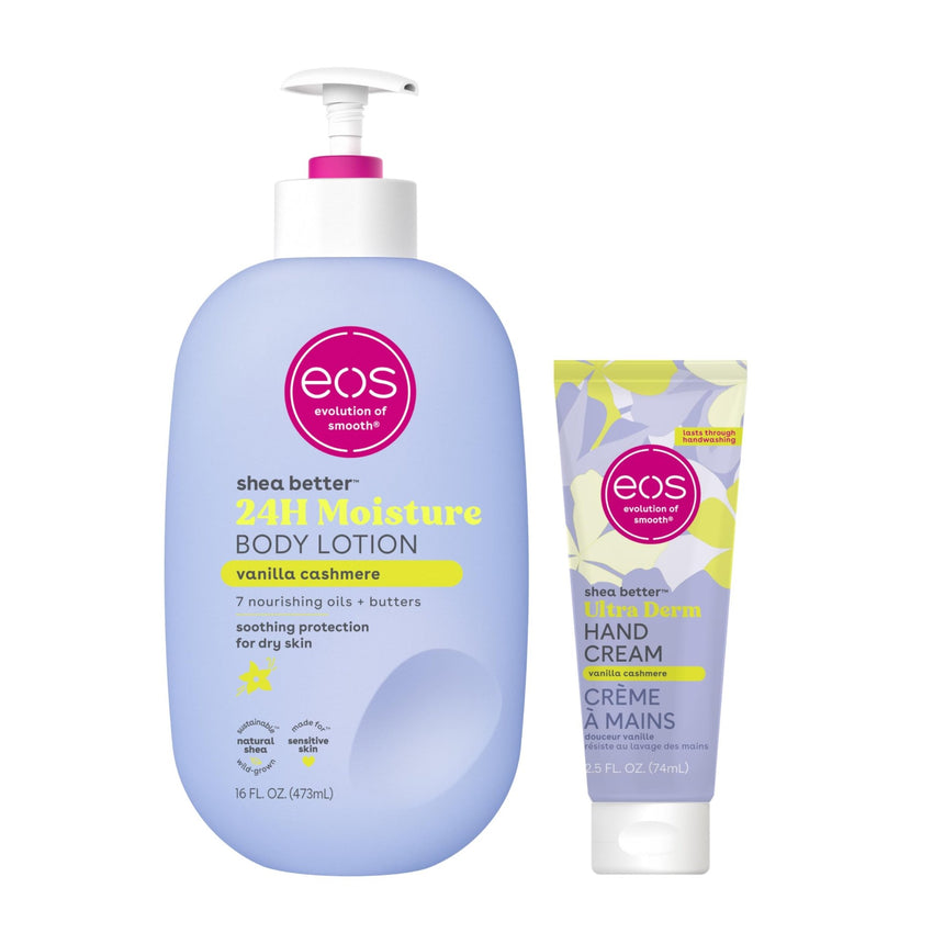 eos Shea Better Hand Cream - Vanilla Cashmere Hand Lotion | Instant Hydration + Lasting Protection | 2.5 oz - 7DAY'S