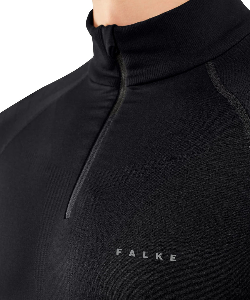 FALKE Men's Maximum Warm Zip Base Layer Top, 1 Piece - 7DAY'S