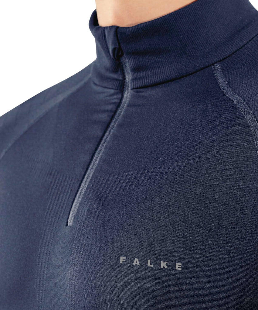 FALKE Men's Maximum Warm Zip Base Layer Top, 1 Piece - 7DAY'S