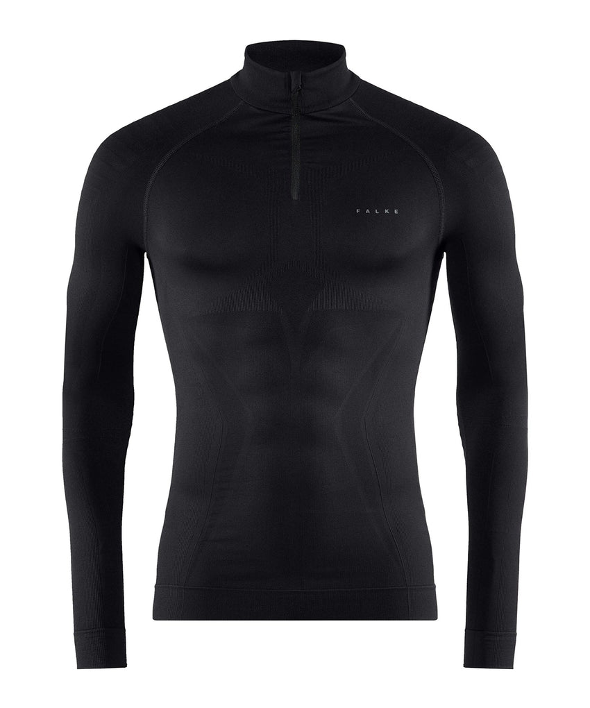 FALKE Men's Maximum Warm Zip Base Layer Top, 1 Piece - 7DAY'S