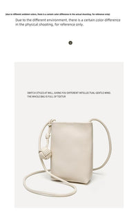 Fashion small bag female new hundreds of cell phone bag senior sense niche shoulder crossbody women's bag - 7DAY'S