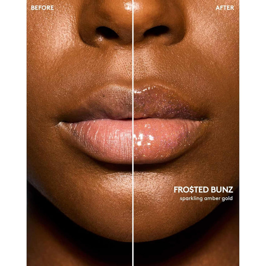 Fenty Beauty Gloss Bomb Luminizing Lip Oil N Gloss - 05 Frosted Bunz for Women - 0.3 oz Lip Gloss - 7DAY'S