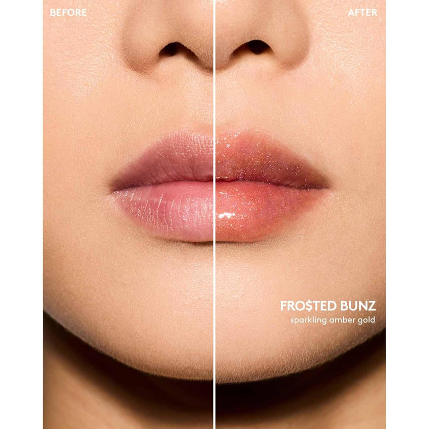 Fenty Beauty Gloss Bomb Luminizing Lip Oil N Gloss - 05 Frosted Bunz for Women - 0.3 oz Lip Gloss - 7DAY'S