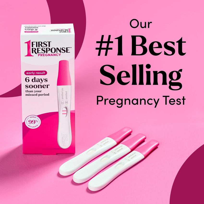 First Response Early Result Pregnancy Test, 3 Count(Pack of 1)(Packaging & Test Design May Vary) - 7DAY'S