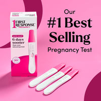 First Response Early Result Pregnancy Test, 3 Count(Pack of 1)(Packaging & Test Design May Vary) - 7DAY'S