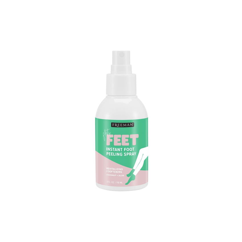 Freeman Flirty Feet Instant Foot Peeling Spray, Exfoliating Foot Mask For Summer, Moisturizing & Smooth Dry, Cracked Heels, Remove Dead Skin Quickly, Cruelty - Free & Vegan, 4 fl.oz./ 118 ml Bottle - 7DAY'S