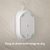 Frida Baby 4 - in - 1 Grow - with - Me Baby Bathtub, Baby Tub for Newborns to Toddler with Removable Bath Seat & Backrest for Bath Support in Tub - 7DAY'S