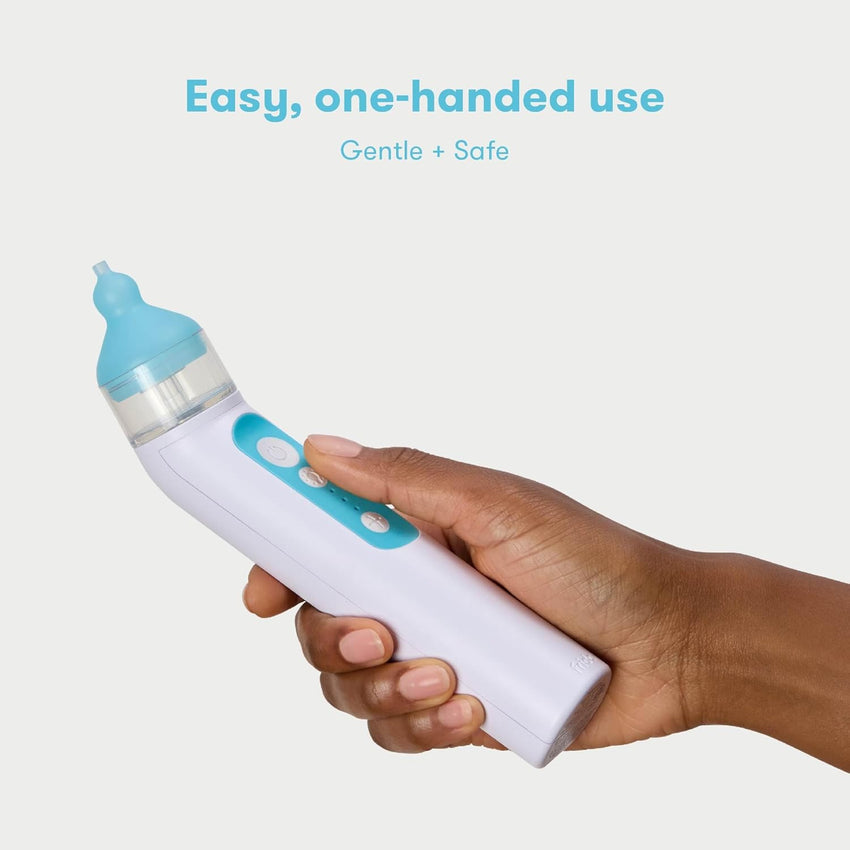 Frida Baby Electric NoseFrida Nasal Aspirator for Baby, Nose Sucker for Baby & Toddler, Upgraded Nasal Aspirator for Congestion + Allergy Relief with 3 Suction Levels, 2 Silicone Tips, USB - 7DAY'S