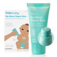 Frida Baby No - Mess Vapor Rub, Baby Vapor Rub for Chest, Neck, Back + Foot,Non - staining, Petroleum - Free Hands - Free Applicator Tube, Soothing Eucalyptus & Lavender for Sleep - 7DAY'S