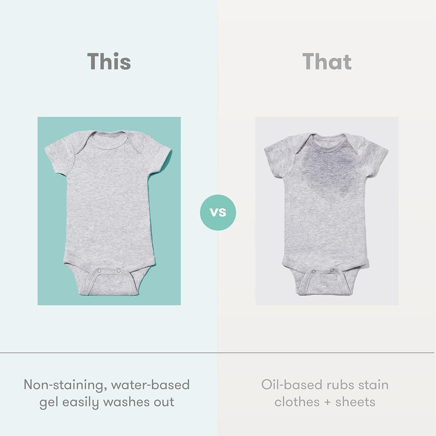 Frida Baby No - Mess Vapor Rub, Baby Vapor Rub for Chest, Neck, Back + Foot,Non - staining, Petroleum - Free Hands - Free Applicator Tube, Soothing Eucalyptus & Lavender for Sleep - 7DAY'S