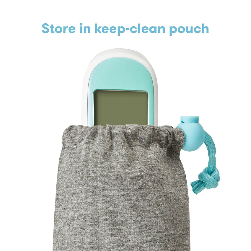 Frida Baby Thermometer, 3 - in - 1 Infrared Thermometer for Ear, Forehead & Touchless, Fever Thermometer for Baby, Infants, Toddlers, Kids & Adults - 7DAY'S