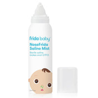 Frida Saline Rinse for Toddler, Kids, Ages 2+, Saline Rinse for Sinus, Instant Congestion Relief & Allergy Relief, Flush Out Allergens, Mucus, Pollen, Dust, Safe for Daily Use - 7DAY'S
