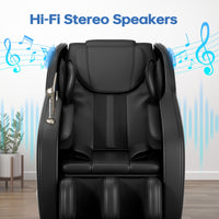Full Body Massage Chair, Zero Gravity Mode, Deep Tissue Massage Chair, Foot Massage, 8 Fixed Massage Roller, LCD Touch Screen, Waist Heater, Bluetooth - 7DAY'S